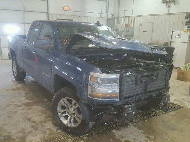 1GCVKREC9HZ372810 - 2017 CHEVROLET SILVERADO BLUE photo 1