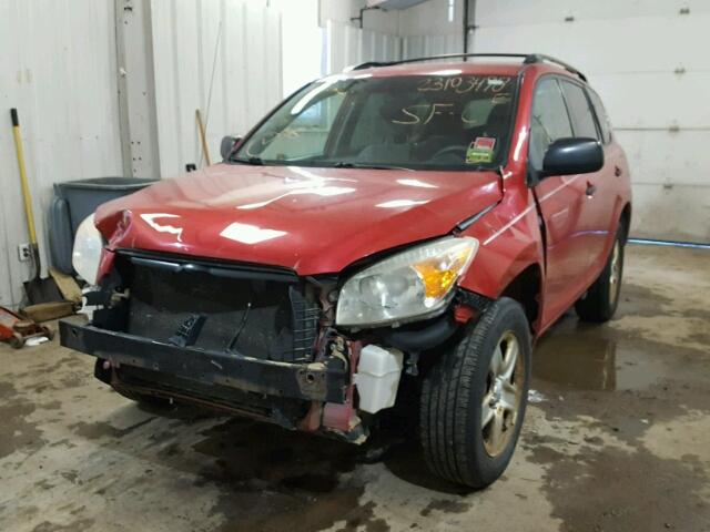 JTMBD33VX86056221 - 2008 TOYOTA RAV4 RED photo 2