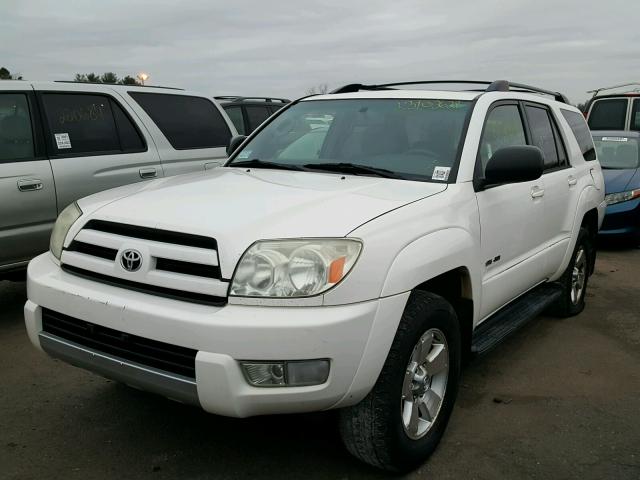 JTEBU14R130015117 - 2003 TOYOTA 4RUNNER SR WHITE photo 2