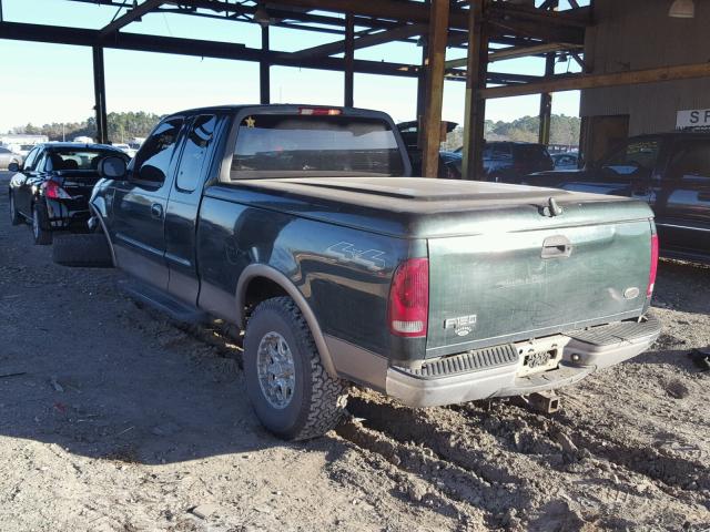 1FTRX18W72NA17045 - 2002 FORD F150 GREEN photo 3