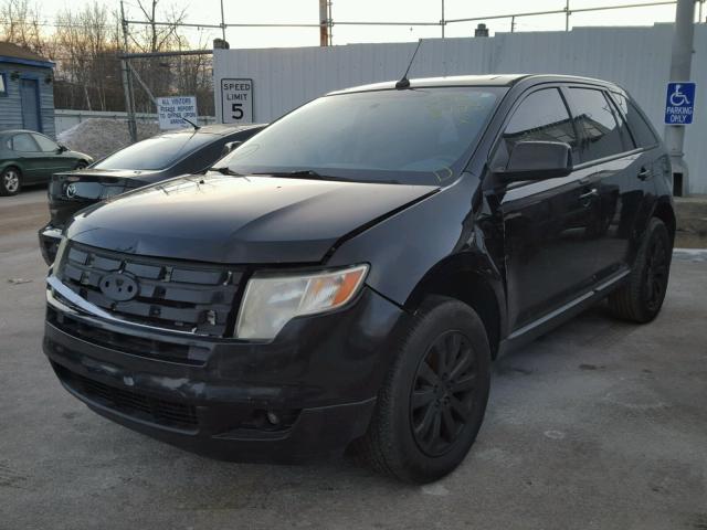 2FMDK38C07BB41604 - 2007 FORD EDGE SEL BLACK photo 2