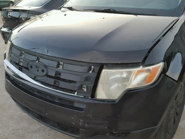 2FMDK38C07BB41604 - 2007 FORD EDGE SEL BLACK photo 9