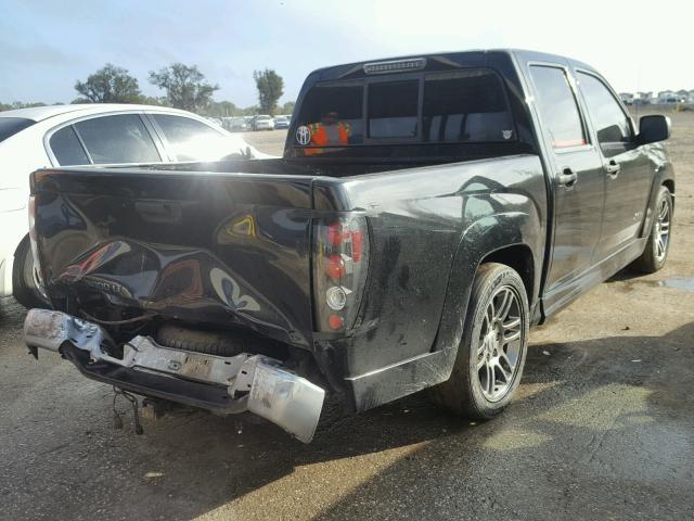 1GCCS13E778156228 - 2007 CHEVROLET COLORADO BLACK photo 4