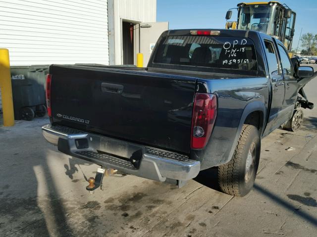 1GCDT33E588206073 - 2008 CHEVROLET COLORADO L BLACK photo 4