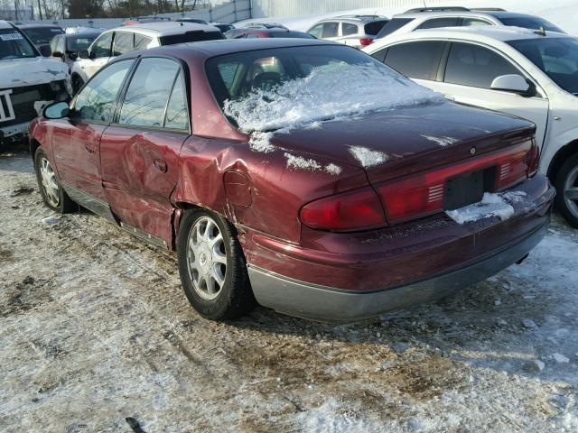 2G4WF5219X1560914 - 1999 BUICK REGAL GS MAROON photo 3