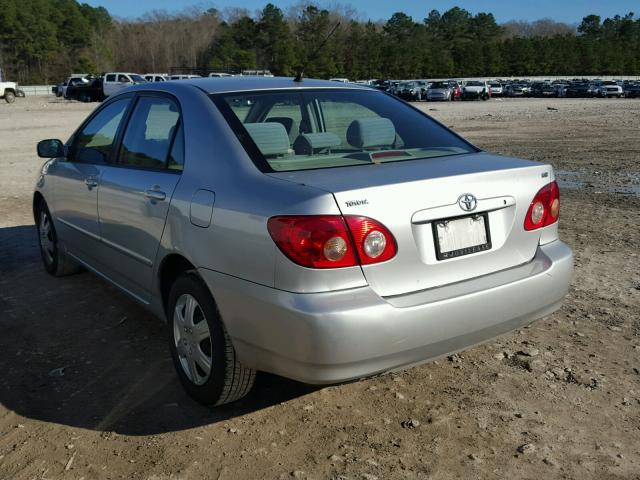 1NXBR32E67Z785258 - 2007 TOYOTA COROLLA CE SILVER photo 3