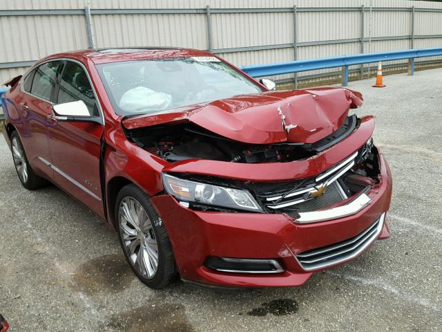 1G1165S34FU102001 - 2015 CHEVROLET IMPALA LTZ RED photo 1