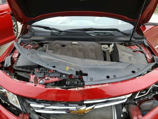 1G1165S34FU102001 - 2015 CHEVROLET IMPALA LTZ RED photo 7