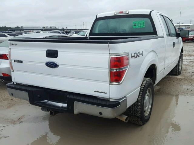 1FTFX1EF6EKE65709 - 2014 FORD F150 SUPER WHITE photo 4