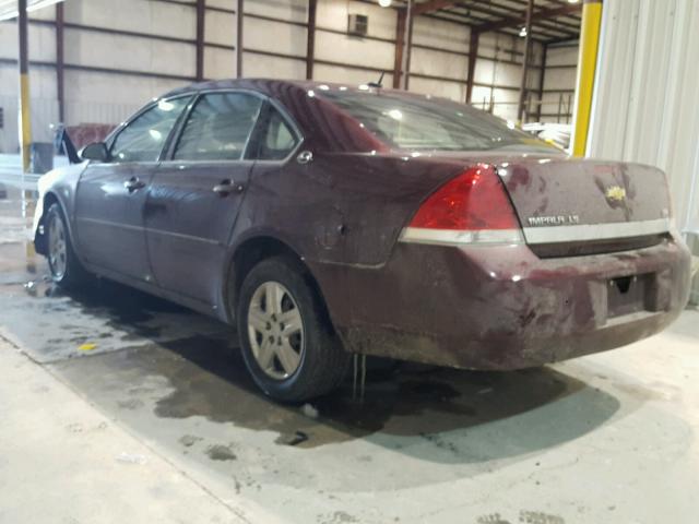 2G1WB58K879223516 - 2007 CHEVROLET IMPALA LS MAROON photo 3