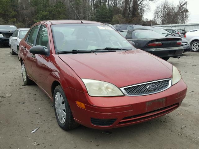 1FAFP34N25W236365 - 2005 FORD FOCUS ZX4 RED photo 1