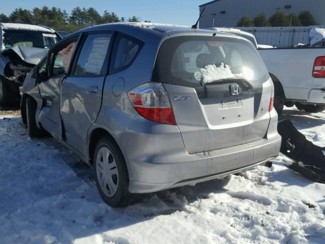 JHMGE8H22AC034976 - 2010 HONDA FIT GRAY photo 3