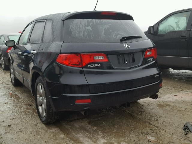 5J8TB18548A002614 - 2008 ACURA RDX TECHNO BLACK photo 3