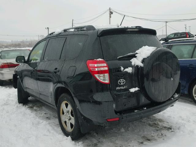 JTMBF4DV3BD040136 - 2011 TOYOTA RAV4 BLACK photo 3