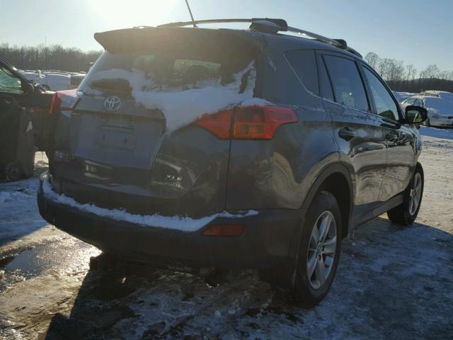 JTMRFREVXFD144266 - 2015 TOYOTA RAV4 XLE GRAY photo 4