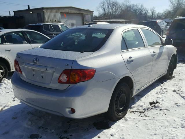 2T1BU4EE8AC335524 - 2010 TOYOTA COROLLA BA GRAY photo 4