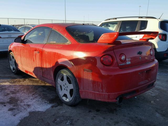 1G1AP11P867698299 - 2006 CHEVROLET COBALT SS RED photo 3