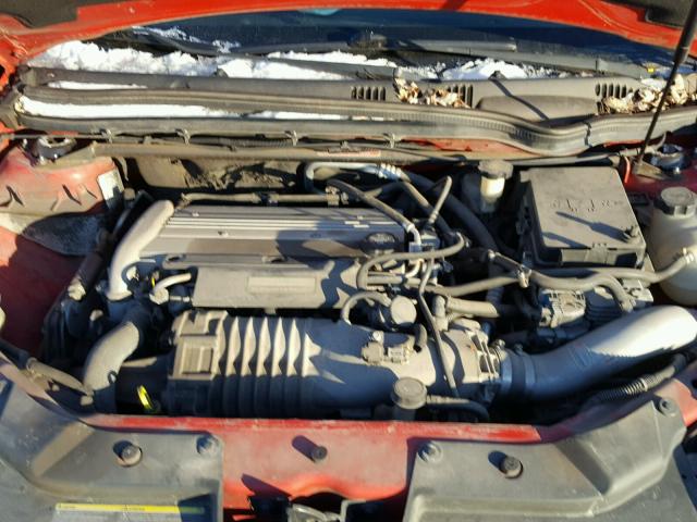 1G1AP11P867698299 - 2006 CHEVROLET COBALT SS RED photo 7