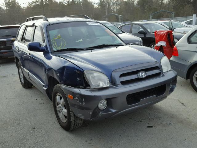 KM8SC13D46U091579 - 2006 HYUNDAI SANTA FE G BLUE photo 1