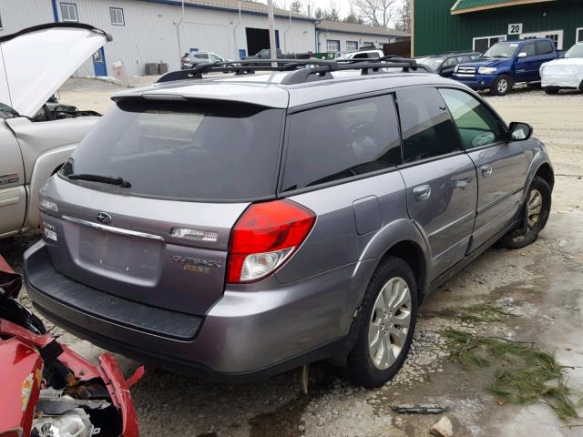 4S4BP66C197346986 - 2009 SUBARU OUTBACK 2. SILVER photo 4