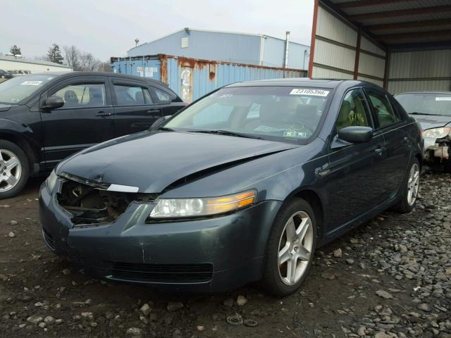 19UUA66235A003438 - 2005 ACURA TL BLUE photo 2