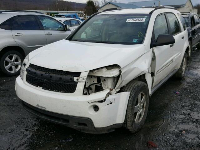 2CNDL23F076103078 - 2007 CHEVROLET EQUINOX LS WHITE photo 2