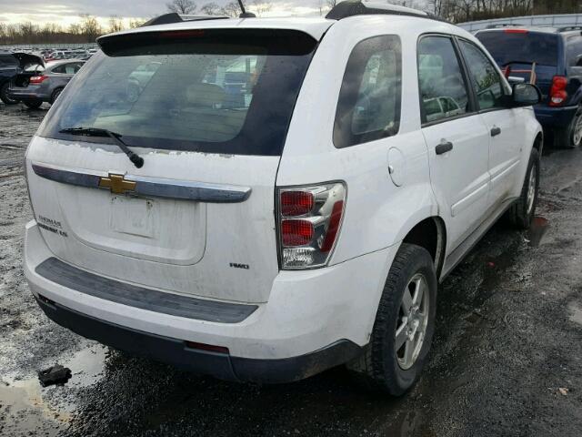 2CNDL23F076103078 - 2007 CHEVROLET EQUINOX LS WHITE photo 4