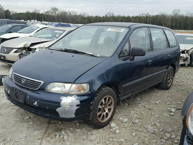 JHMRA1862SC021323 - 1995 HONDA ODYSSEY LX GREEN photo 2