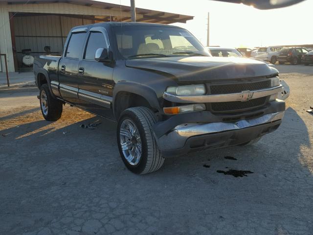 1GCHC23U72F126926 - 2002 CHEVROLET SILVERADO BLACK photo 1