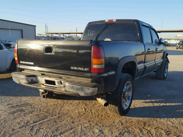 1GCHC23U72F126926 - 2002 CHEVROLET SILVERADO BLACK photo 4