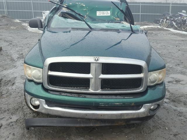 1D7HU18N73J577559 - 2003 DODGE RAM 1500 S GREEN photo 7