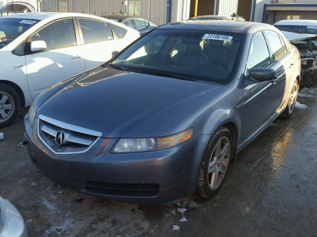 19UUA66215A026796 - 2005 ACURA TL BLUE photo 2