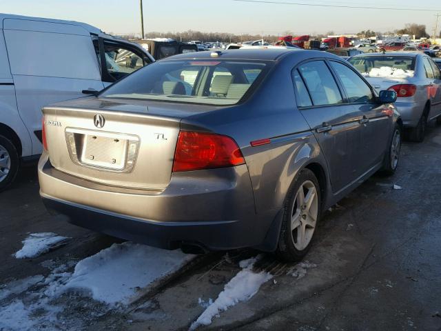 19UUA66215A026796 - 2005 ACURA TL BLUE photo 4