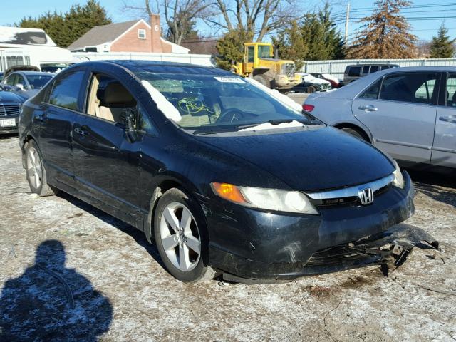 1HGFA16816L025010 - 2006 HONDA CIVIC EX შავი ფოტო 1