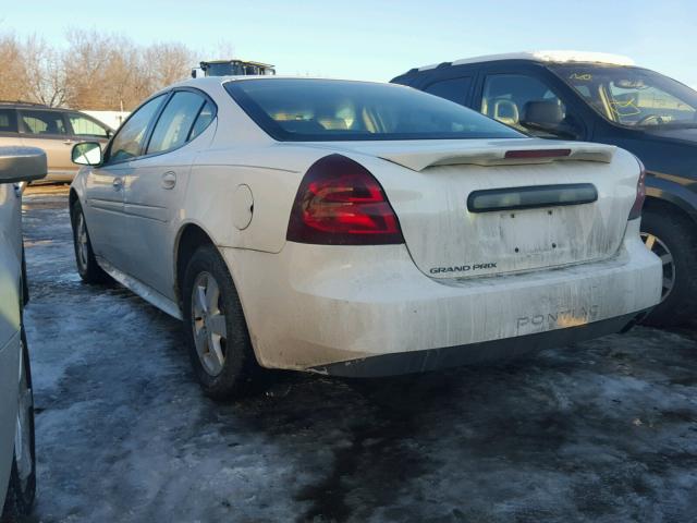 2G2WP552961301462 - 2006 PONTIAC GRAND PRIX WHITE photo 3