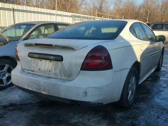 2G2WP552961301462 - 2006 PONTIAC GRAND PRIX WHITE photo 4
