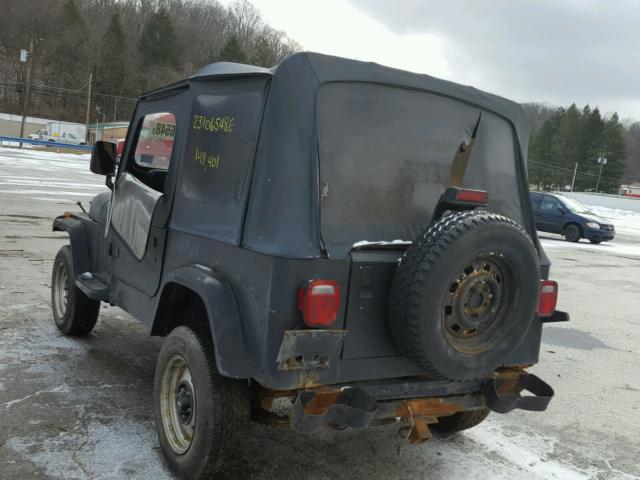 1J4FY19P9SP310077 - 1995 JEEP WRANGLER / BLACK photo 3