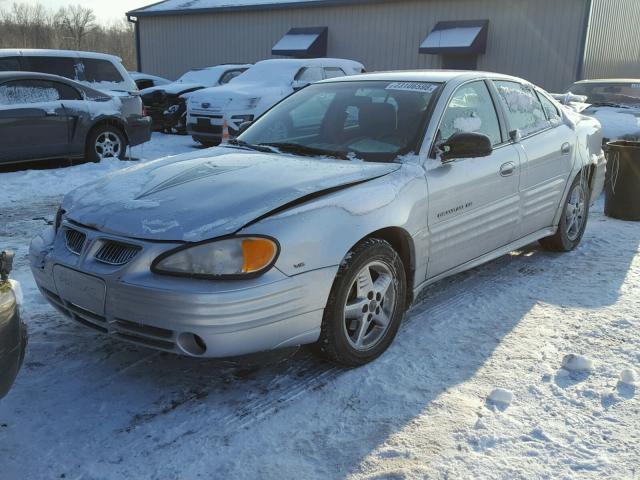 1G2NF52E91M560706 - 2001 PONTIAC GRAND AM S SILVER photo 2