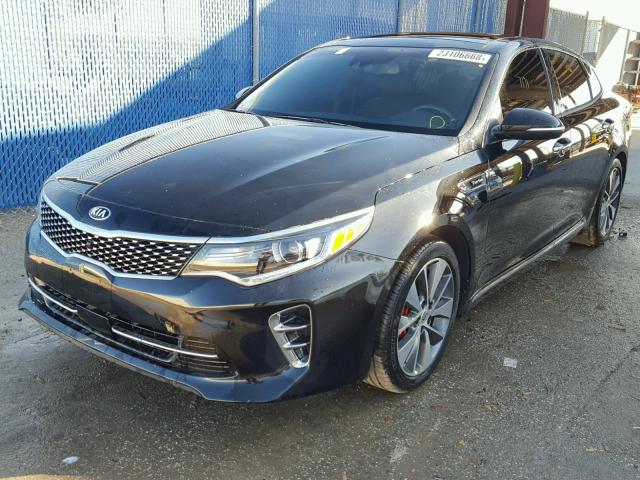 5XXGV4L23GG048993 - 2016 KIA OPTIMA SXL BLACK photo 2