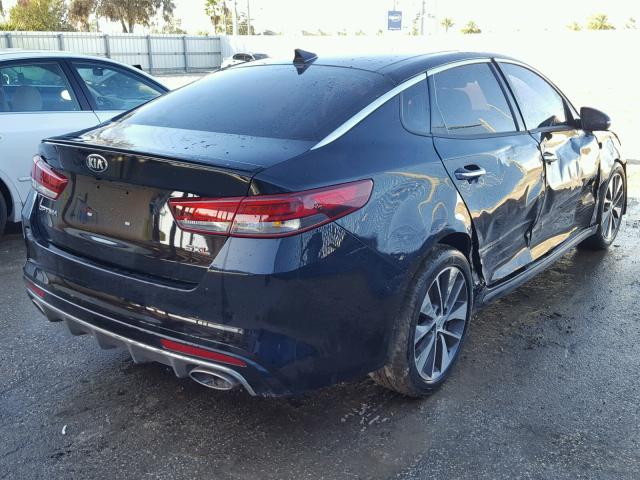 5XXGV4L23GG048993 - 2016 KIA OPTIMA SXL BLACK photo 4