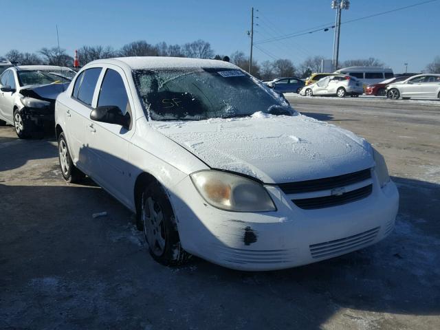 1G1AK55F477299348 - 2007 CHEVROLET COBALT LS WHITE photo 1