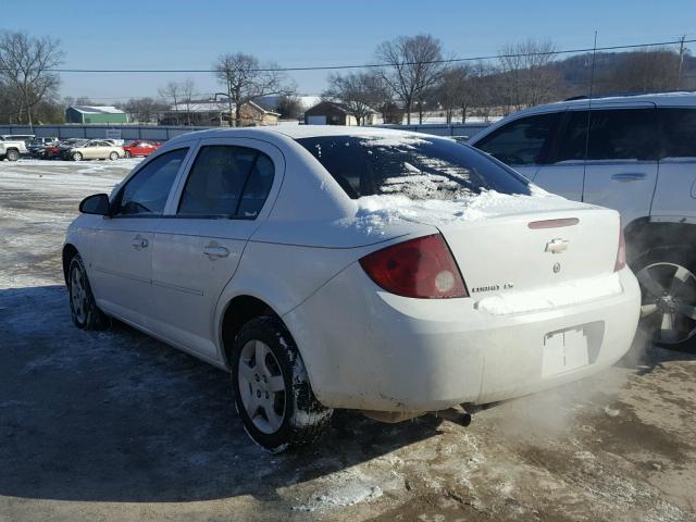 1G1AK55F477299348 - 2007 CHEVROLET COBALT LS WHITE photo 3