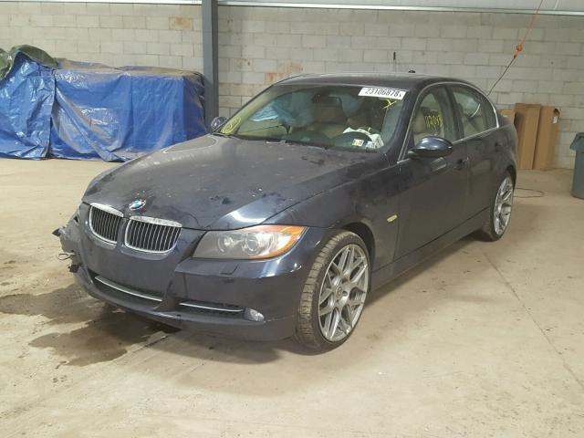 WBAVD53508A285090 - 2008 BMW 335 XI BLUE photo 2