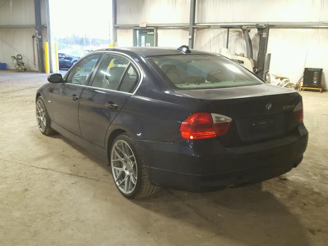 WBAVD53508A285090 - 2008 BMW 335 XI BLUE photo 3