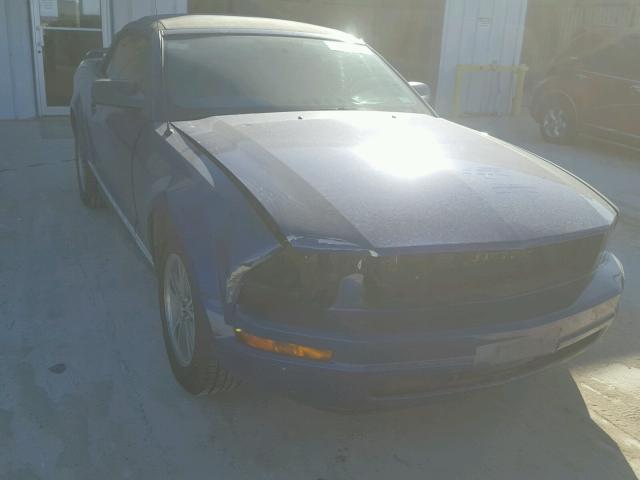 1ZVFT84N055232532 - 2005 FORD MUSTANG BLUE photo 1