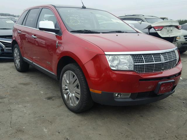 2LMDJ8JC0ABJ23724 - 2010 LINCOLN MKX RED photo 1