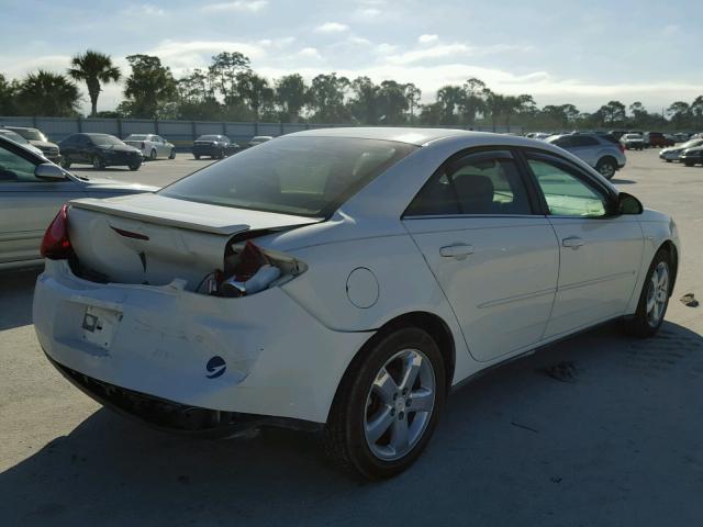 1G2ZH57N674269402 - 2007 PONTIAC G6 GT WHITE photo 4