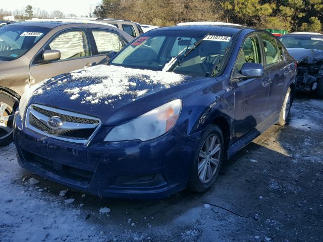 4S3BMBB61A3225733 - 2010 SUBARU LEGACY 2.5 BLUE photo 2