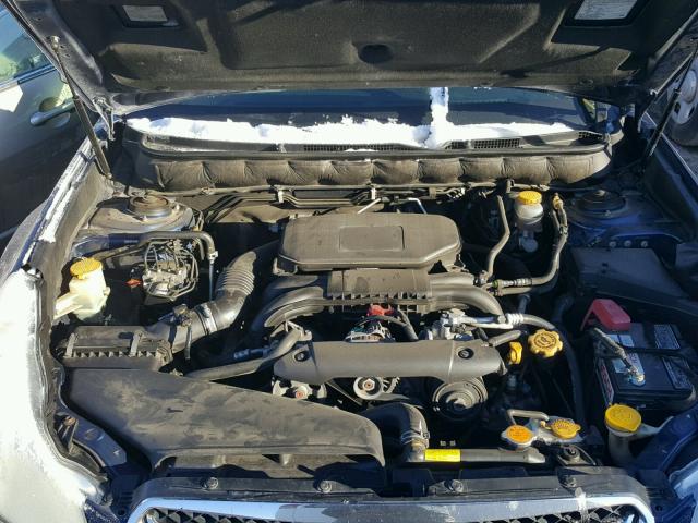 4S3BMBB61A3225733 - 2010 SUBARU LEGACY 2.5 BLUE photo 7