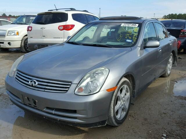 JNKCV51E44M608798 - 2004 INFINITI G35 GRAY photo 2